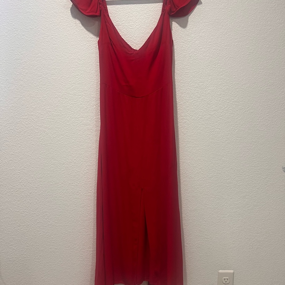 Reformation Red Maxi Dress